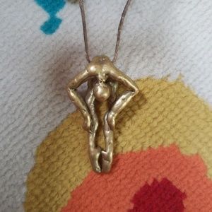 Bronze Dance Yoga Body Pendant